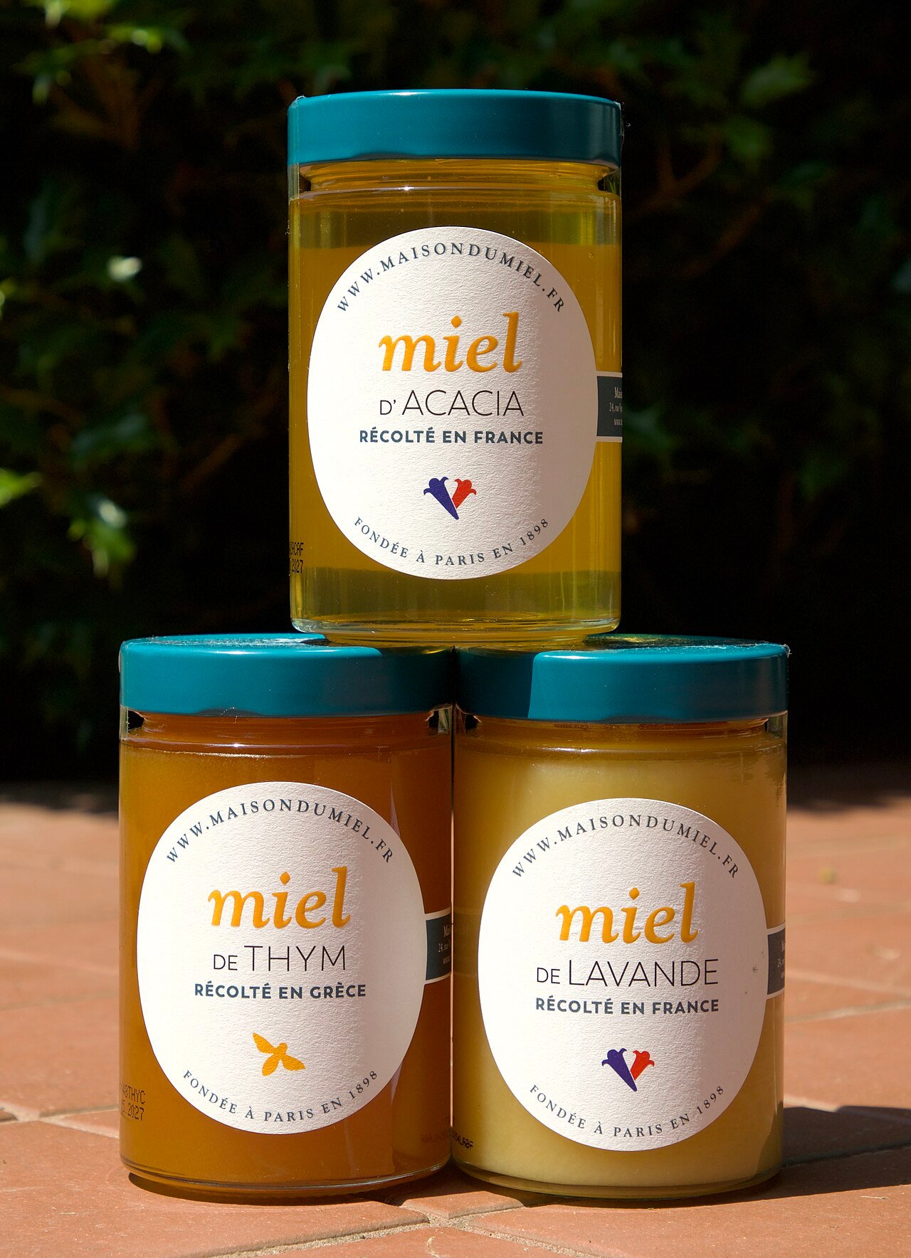 Three20French20monofloral20honey20jars.jpg Pure Wildflower Honey - Image 1
